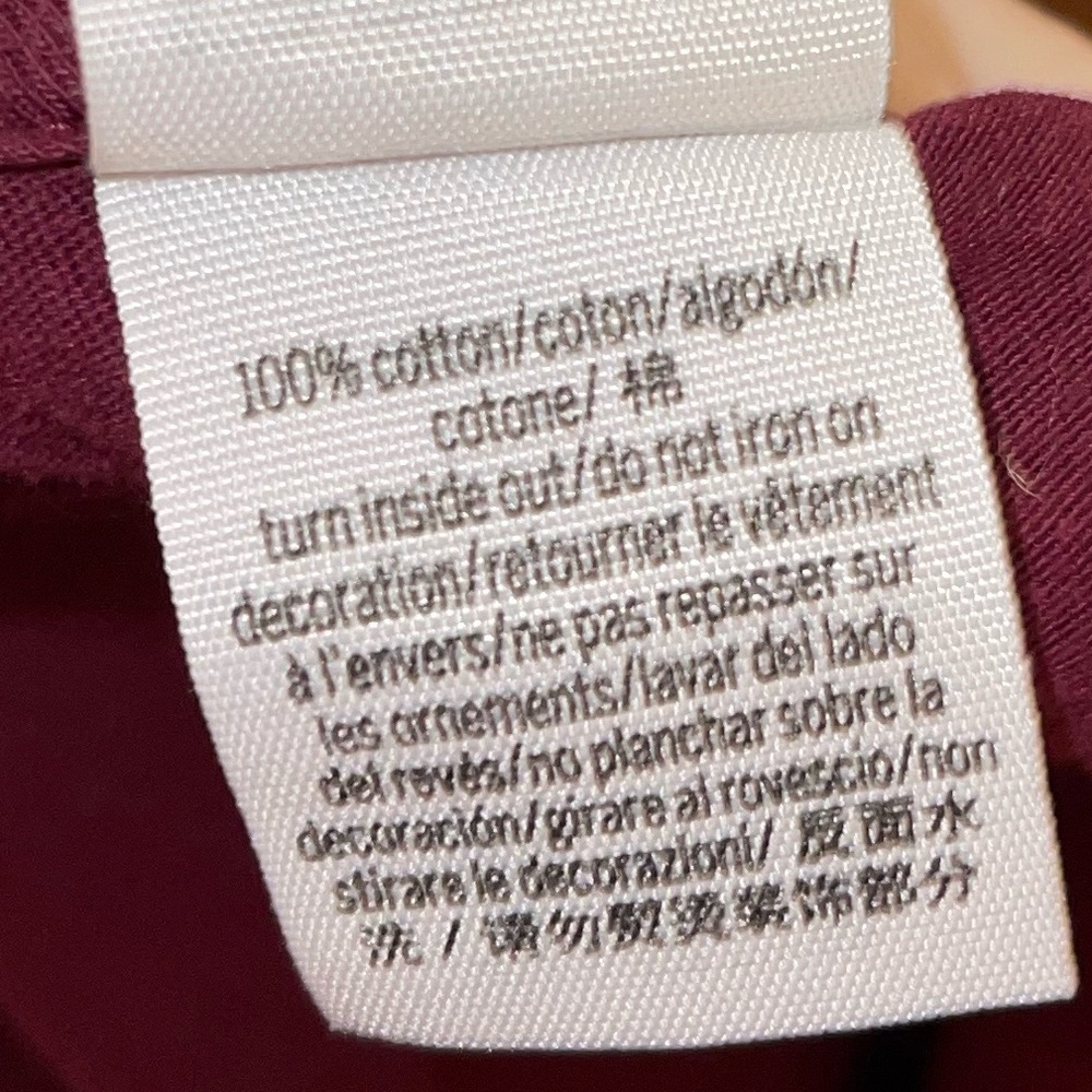 Pink Long Sleeve in Maroon - Picture 5 of 5